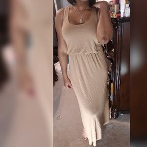 Tan/Brown Maxi Dress